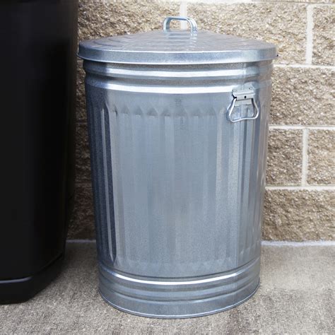 metal garbage box|metal garbage bin with lid.